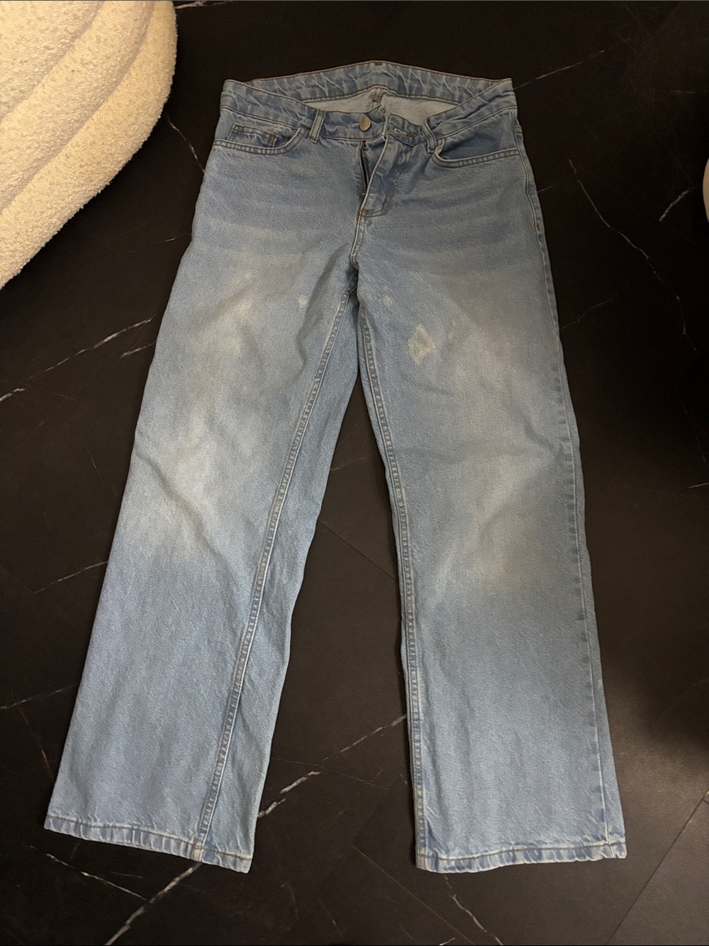 Classic Light Blue Women's Straight-Leg Jeans